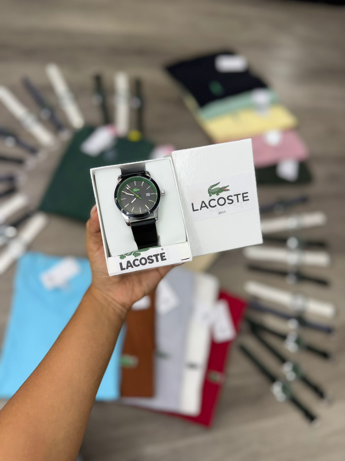 Combo 2X1- Reloj + Camiseta Lacoste